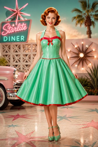 Vintagekleid petticoatkleid - vintagekleid,,