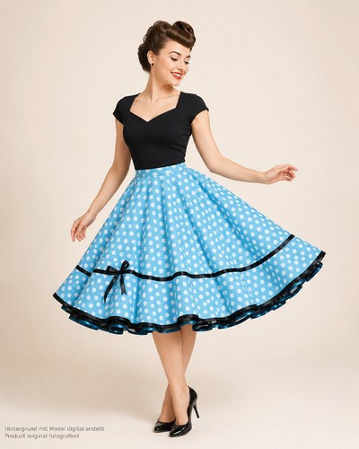 Tanzrock zum petticoat - tanzrock,
